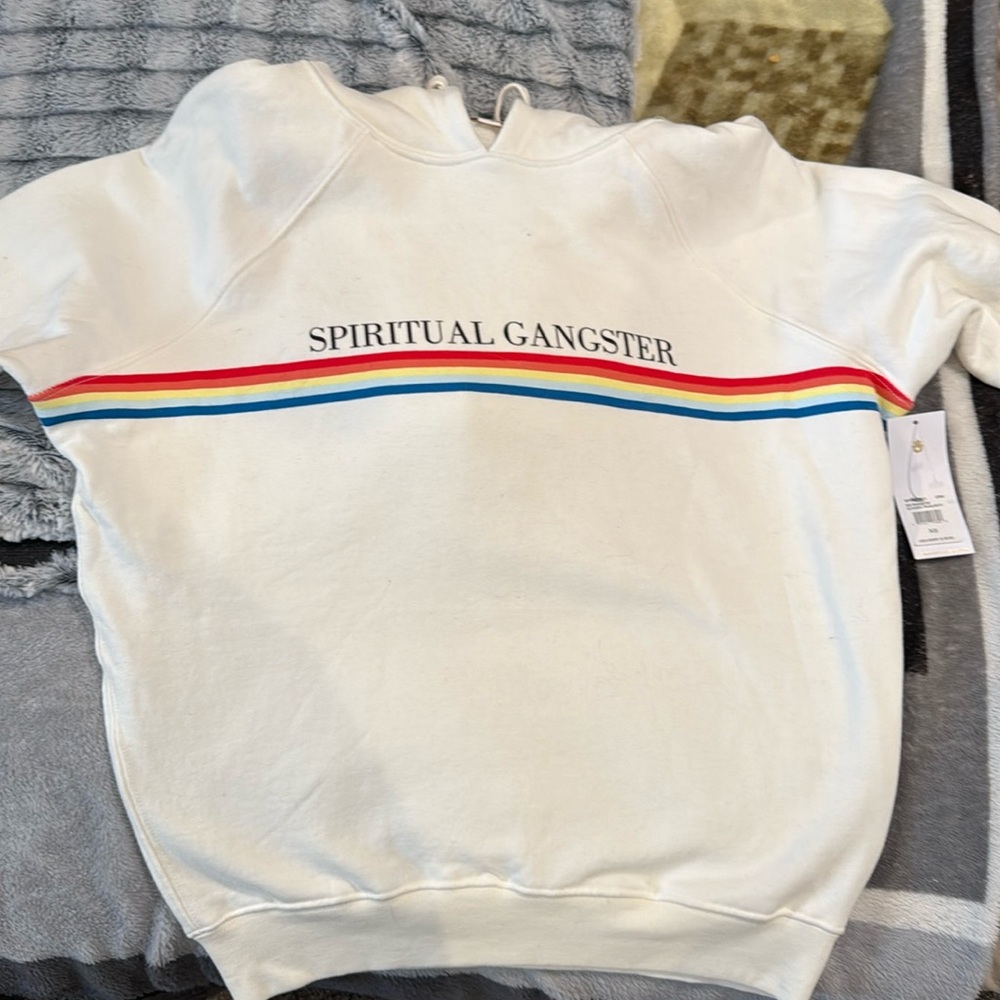 Spiritual gangster, hooded sweatshirt, size extra small new with tags